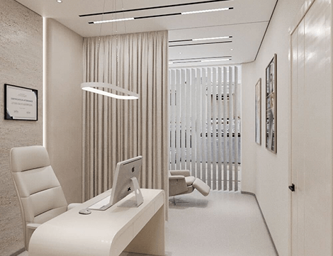 treatment room at the lounge med