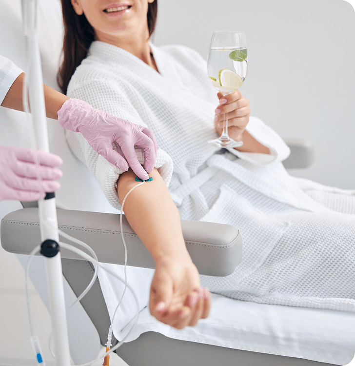 IV therapy concept